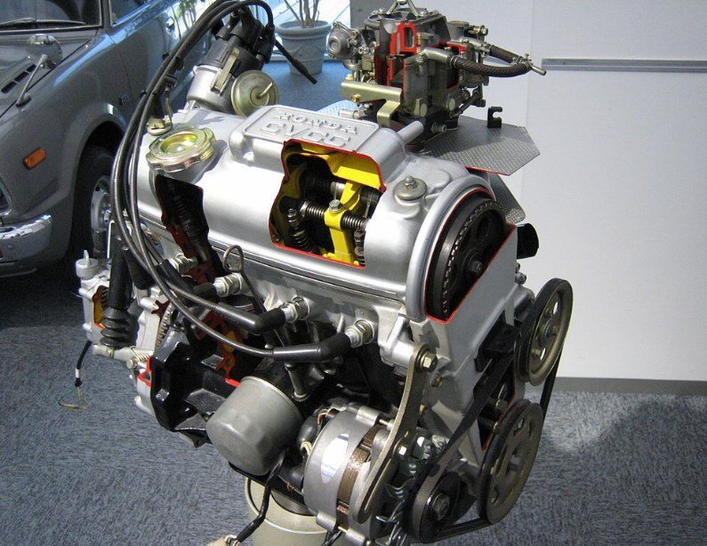 Motor CVCC Honda Civic I generación 1972 marcas de coches Japonés