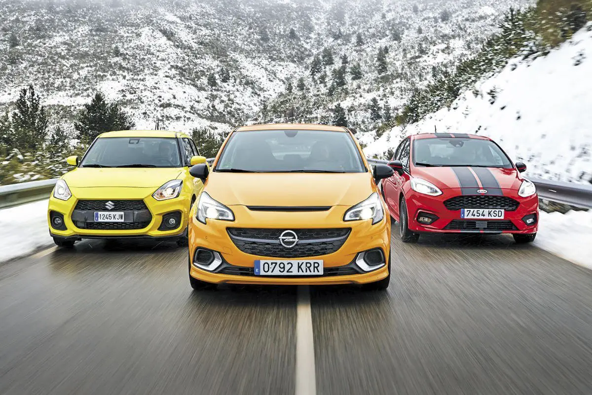 Ford Fiesta ST-Line vs Opel Corsa GSI vs Suzuki Swift Sport: comparativa GTI desde 16.900 €