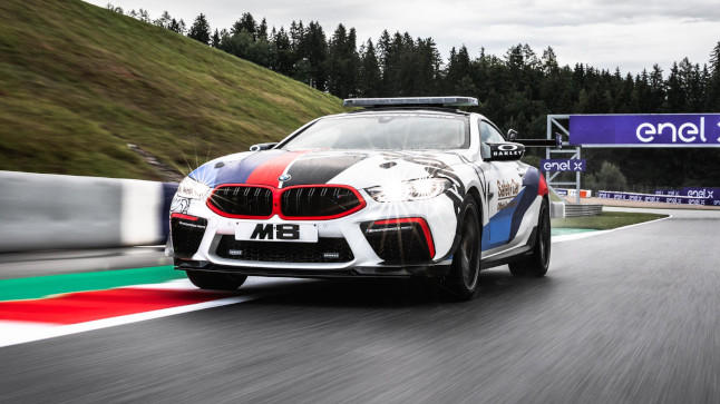 BMW M8 MotoGP Safety Car: seguridad y rendimiento superlativos