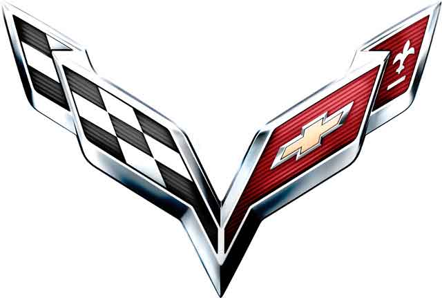 Logotipo de Corvette 2014 actual