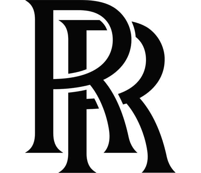 Rolls-Royce RR Logotipo (negro)
