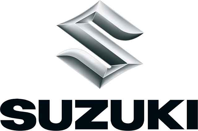 Suzuki Logo negro y gris