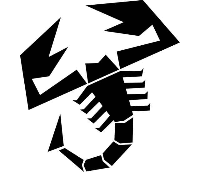 Abarth Logo  Scorpion(negro)